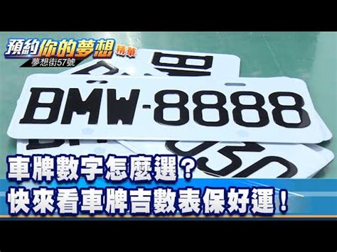 汽車五行|車牌吉凶一目瞭然